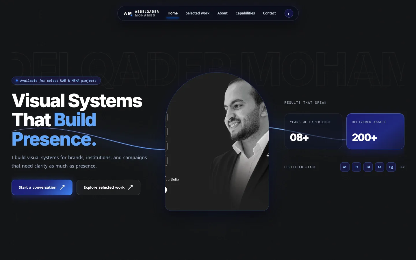 Portfolio عبد القادر محمد